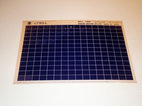 Microfiche spare parts - spare, catalog