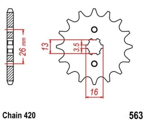 Pinion 12z pitch - pinion,