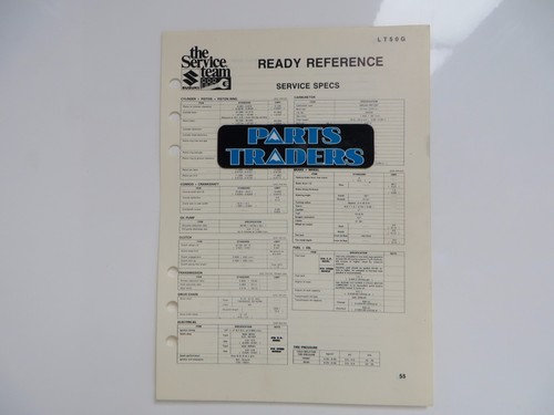 Suzuki quick reference service - suzuki,